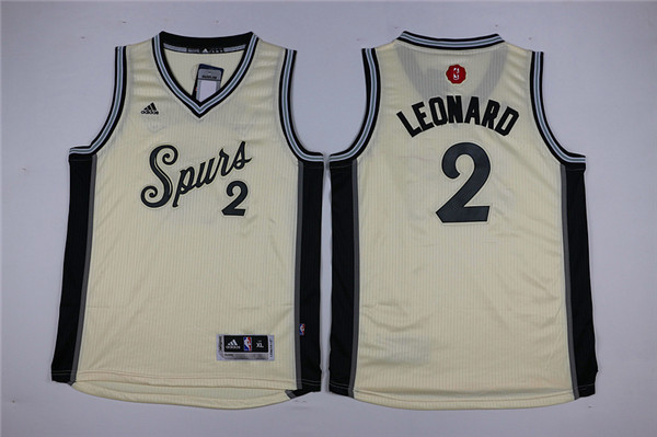 NBA Youth San Antonio Spurs 2 Leonard White Game Nike Jerseys